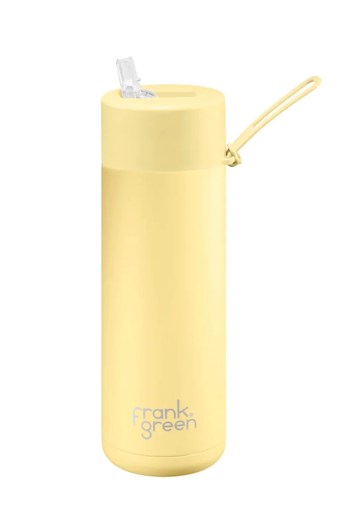 Frank Green Reusable Bottle 595ml - Buttermilk