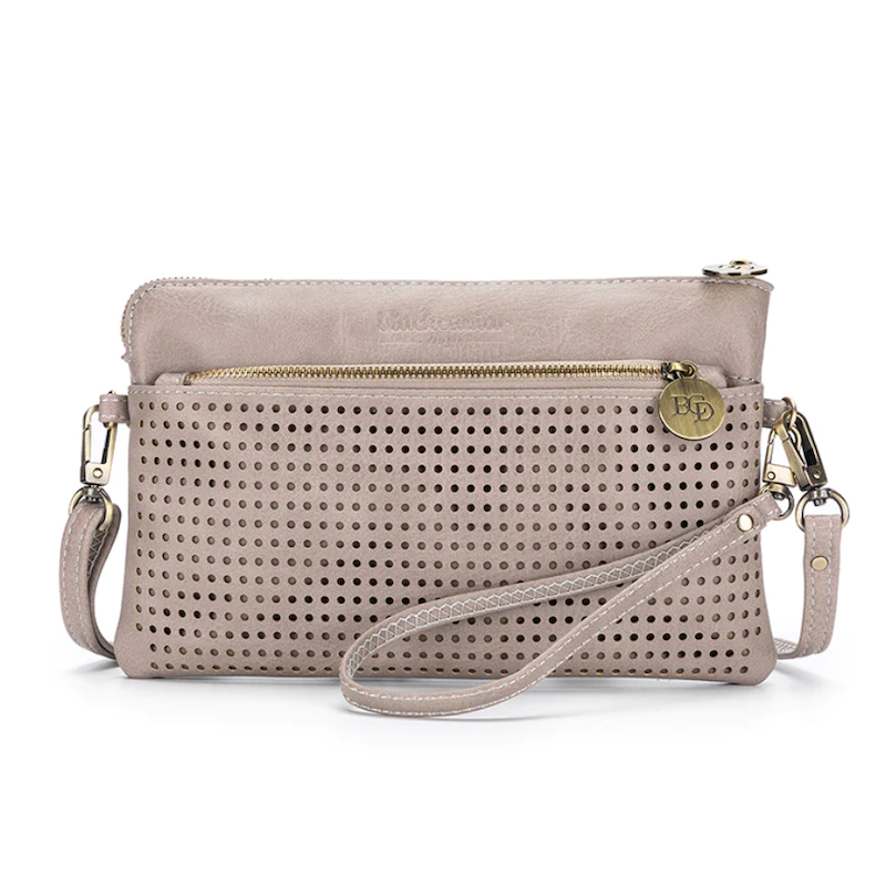 Nina Crossbody Clutch - Stone