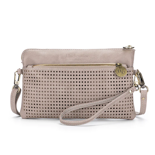 Nina Crossbody Clutch - Stone