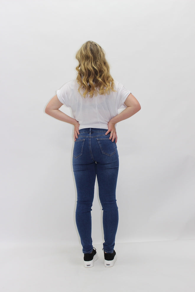 Blue Denim Jeans - Kat and Ko Clothing