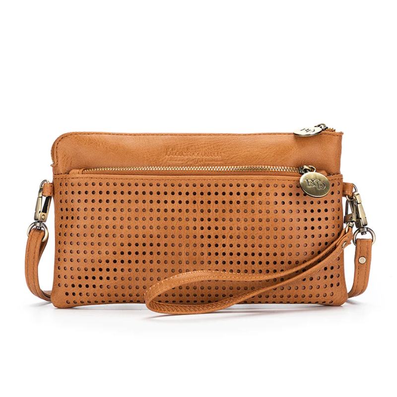 Nina Crossbody Clutch - Tan - Kat and Ko Clothing