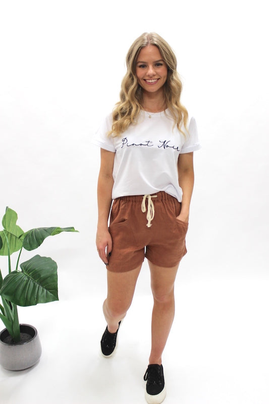 Luxe Shorts - Terracotta - Kat and Ko Clothing